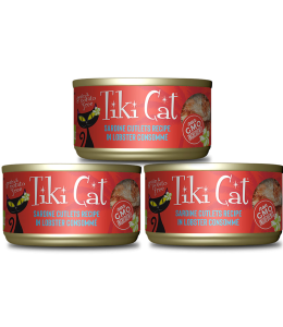 Tiki Cat Grill Wet Cat Food Bora Bora Grill Sardine Lobster -2.8 oz. can - (PACK OF 3)