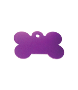 Imarc Pet Tag Bone Small Purple