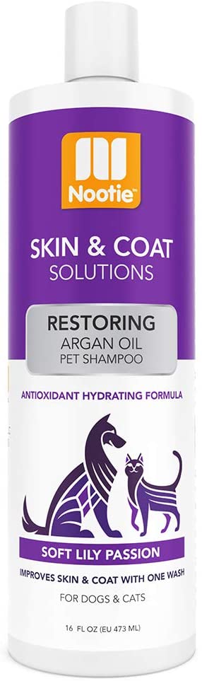 Nootie Restoring Argan Oil Shampoo - Soft Lilly Passion 16oz-(1BOX-12PCS)